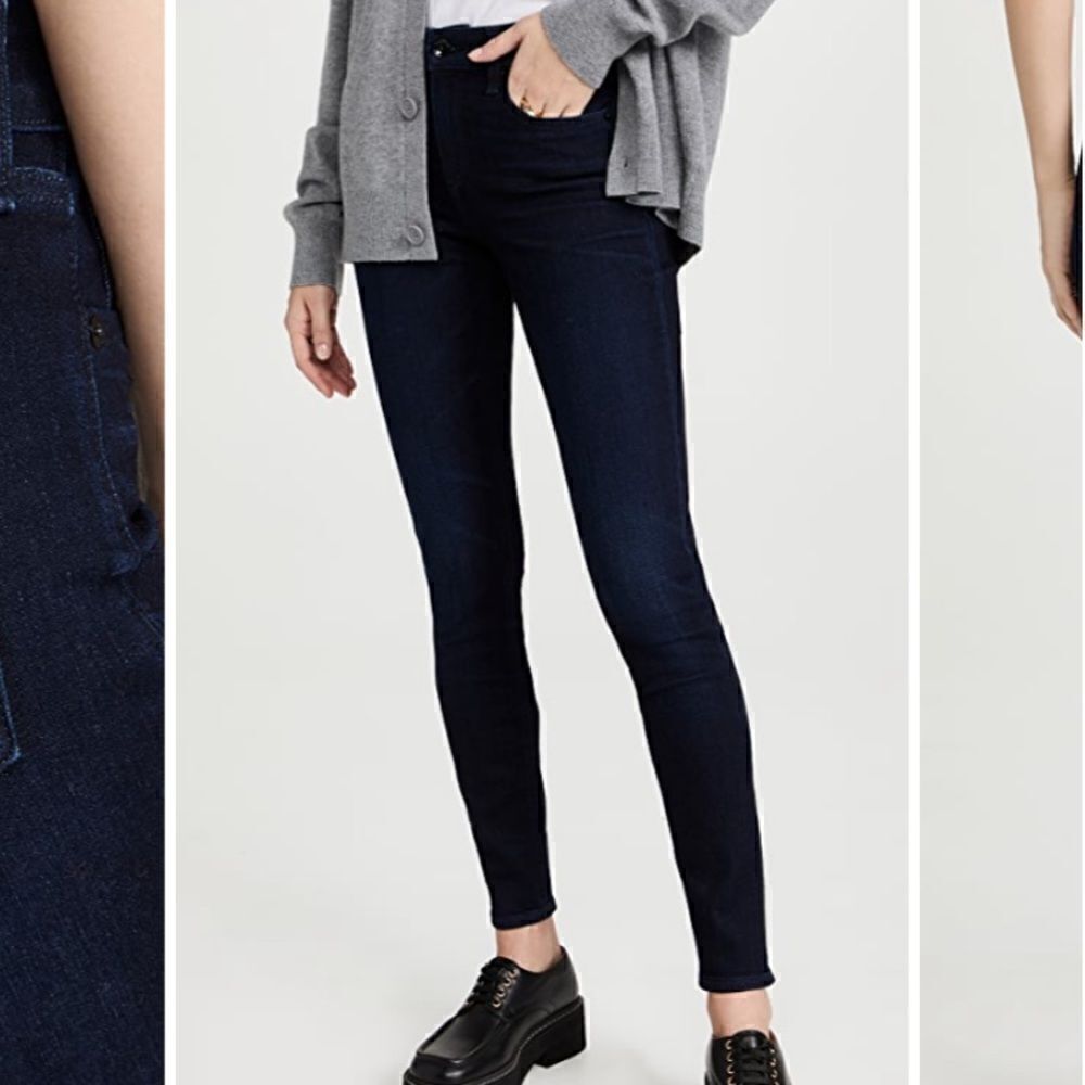 Rag & Bone Jean High Rise‎ Skinny navy blue Jeans Size 27